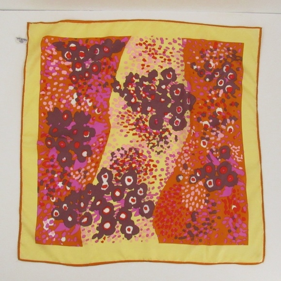 TOTES Floral Rain Scarf 27" x 27" - Picture 1 of 10